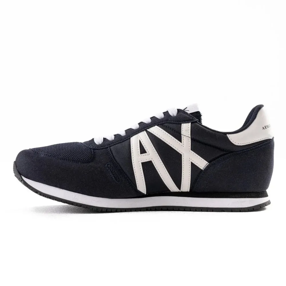 ARMANI EXCHANGE Logo Lace-Up XUX017 Sneakers - DRKNVY