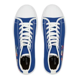 Blue Style Women's High Top Sneakers - FD