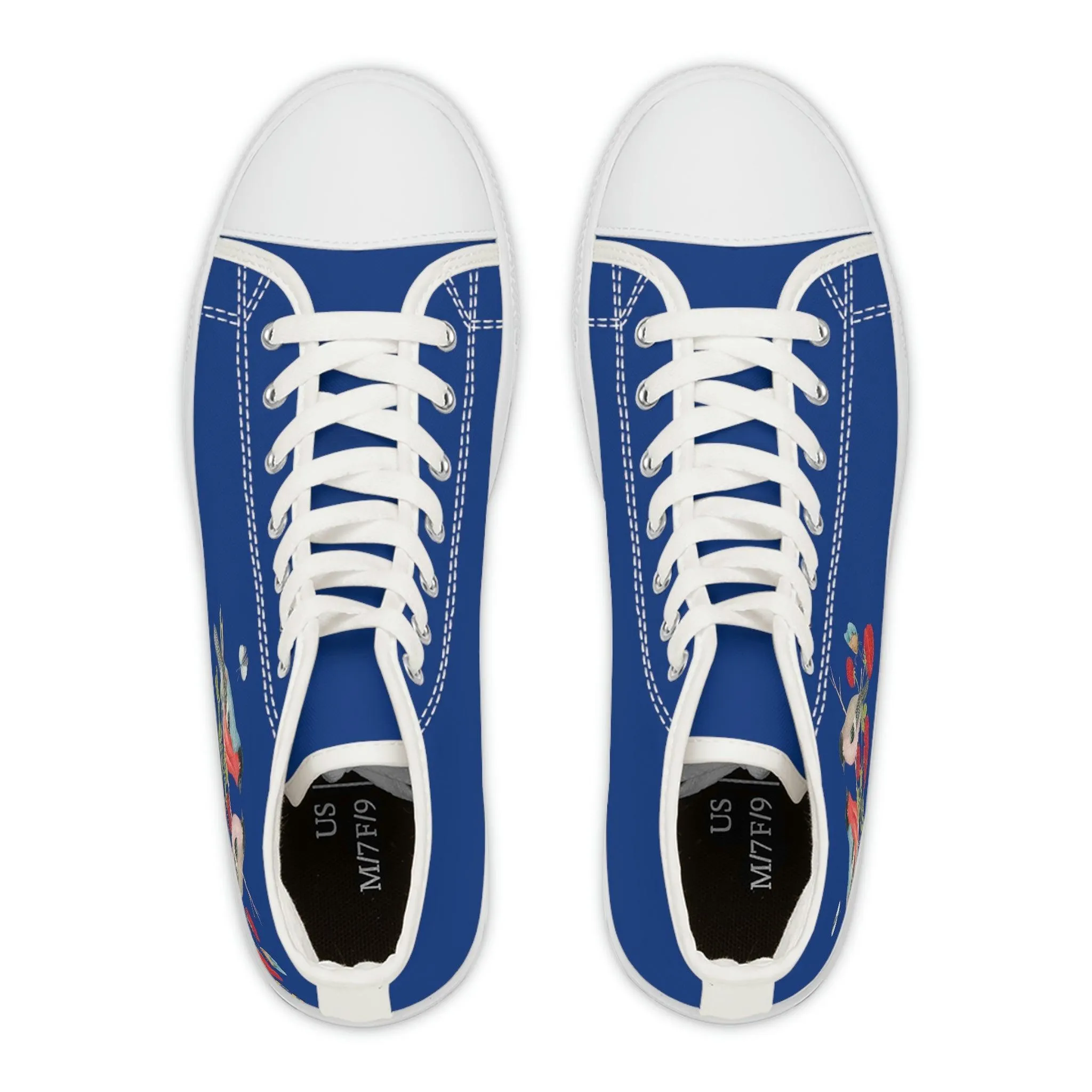 Blue Style Women's High Top Sneakers - FD