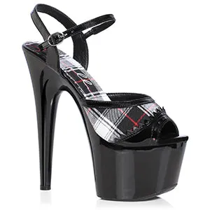 Britney-709 School Girl Plaid Platform Sandals