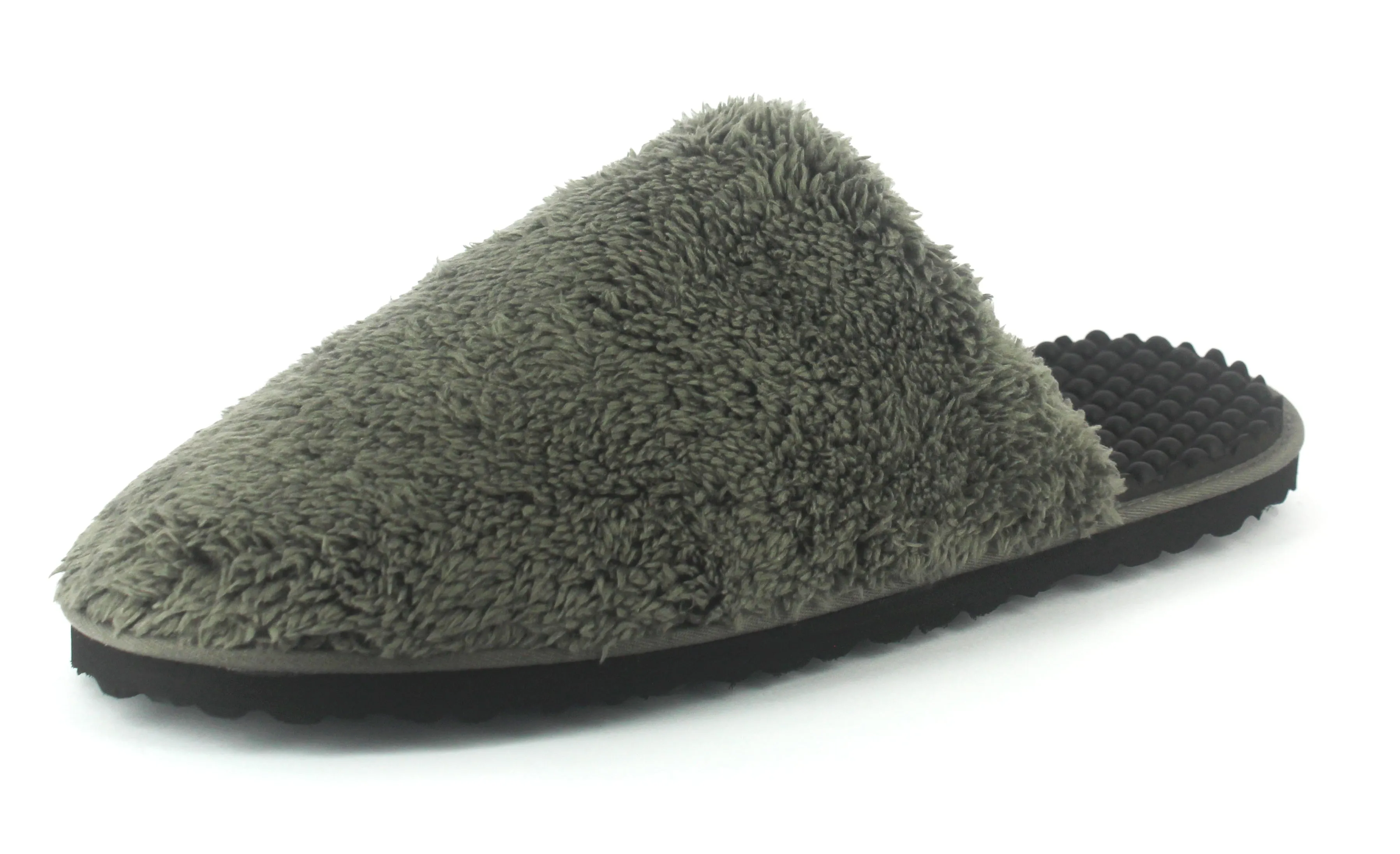 Bumpers massage slippers //  Black & Grey