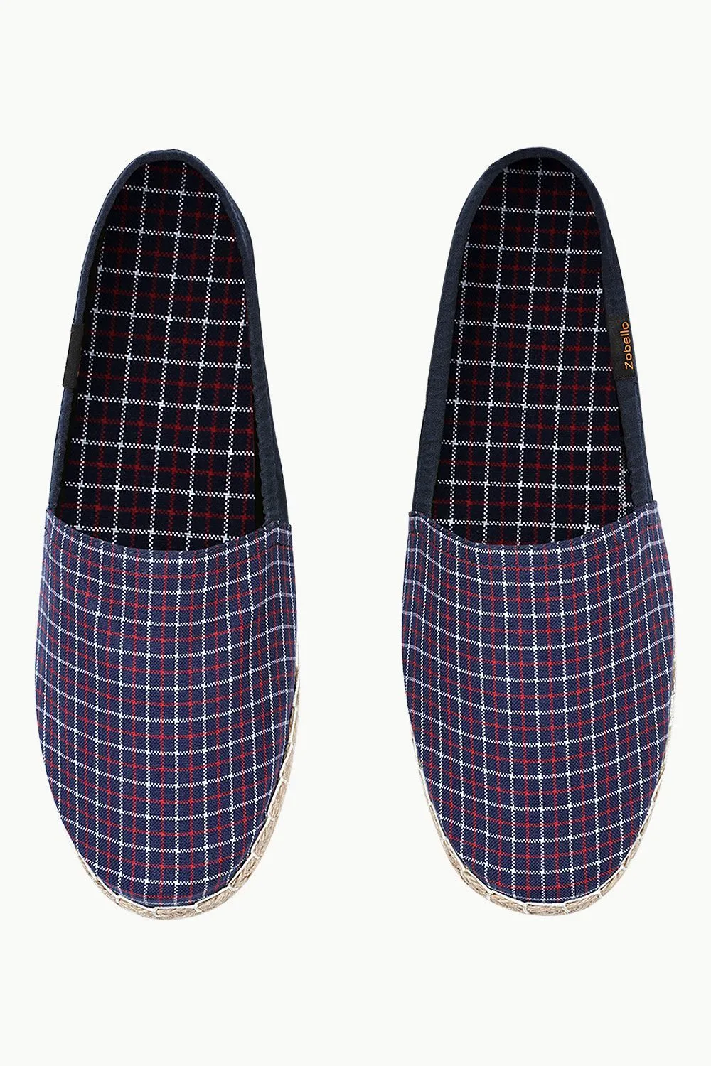 Checkered Print Espadrilles