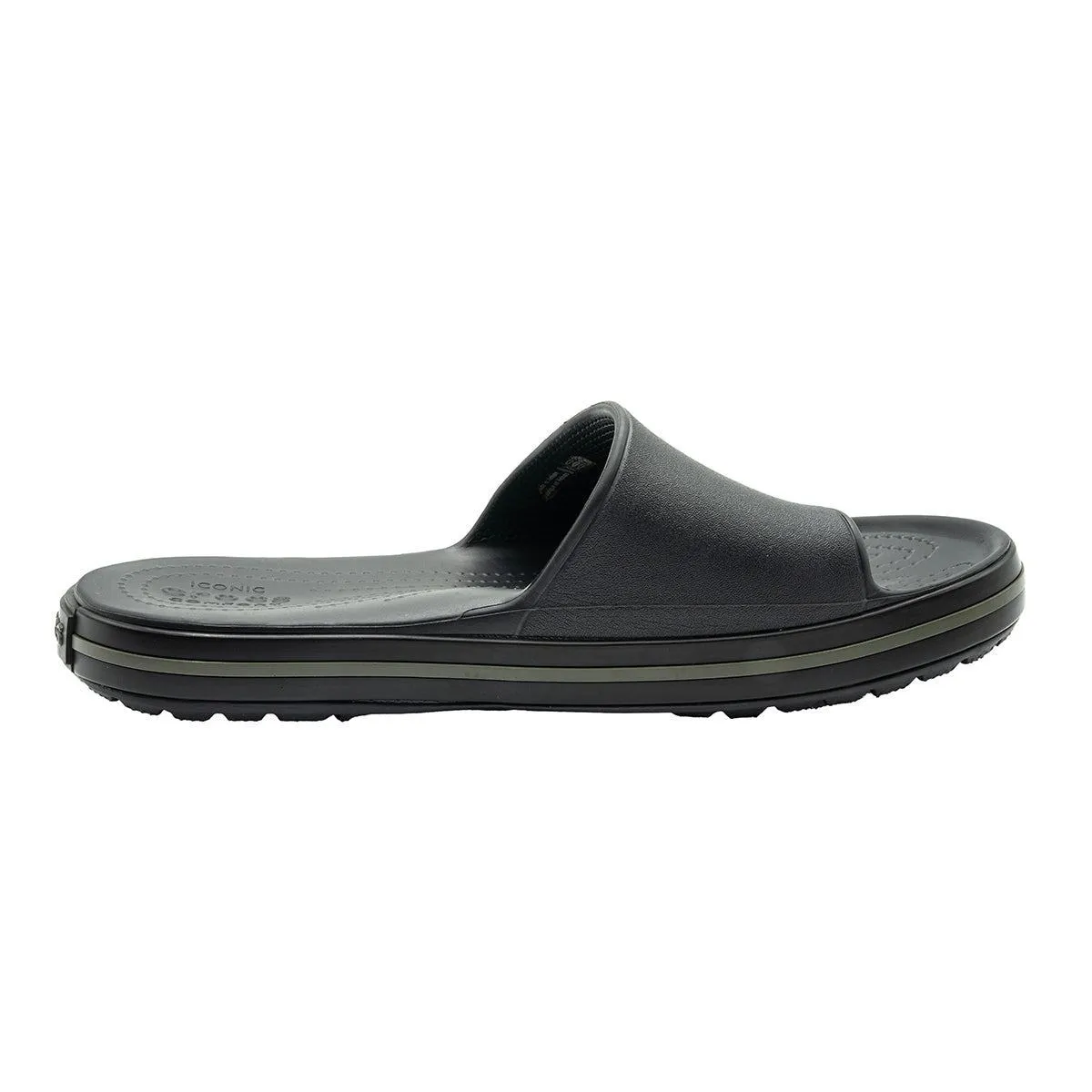 Crocs Crocband Iii Slide Sliders Rubber Black Colour For Women