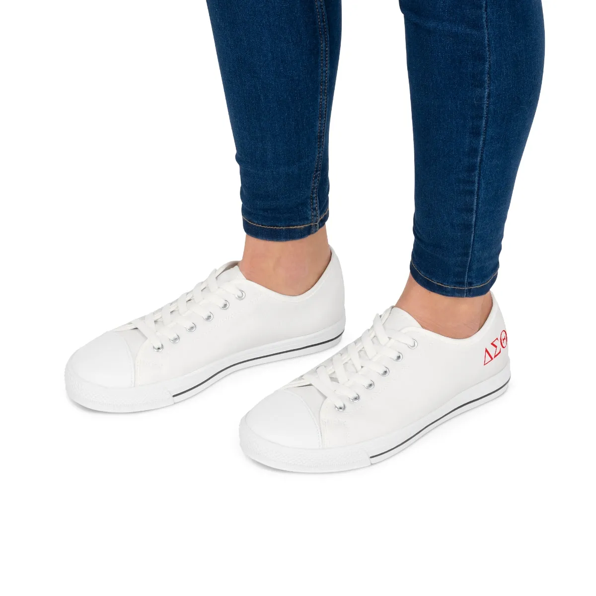 Delta Sigma Theta Sorority  Low Top Sneakers