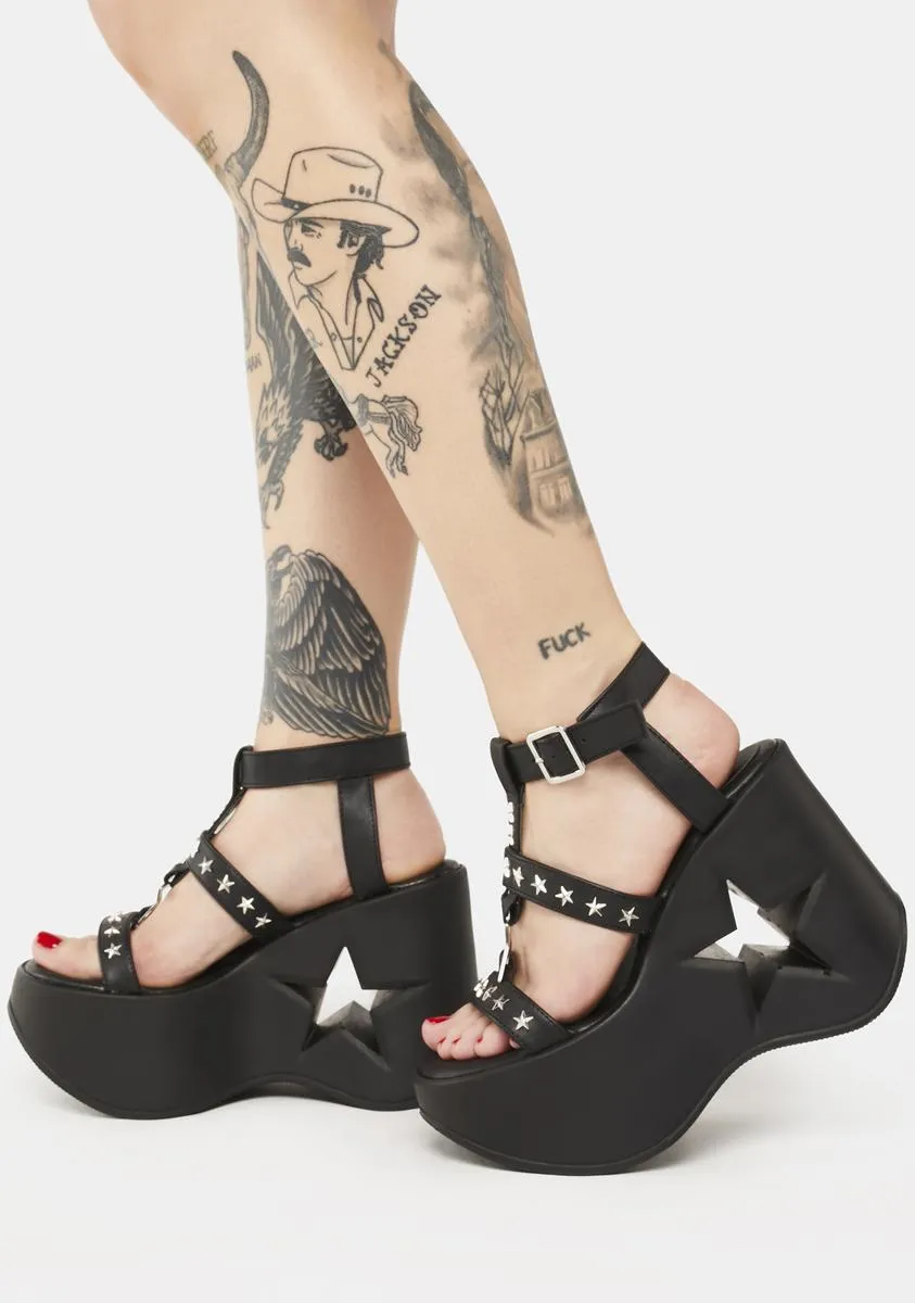 Dynamite-12 Platform Sandals