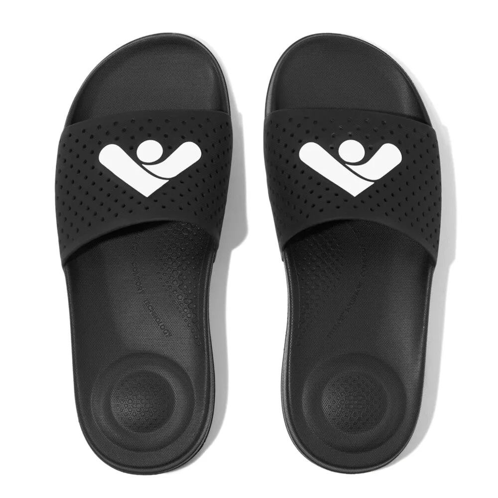 Fitflop iQushion Arrow Pool Slides Black