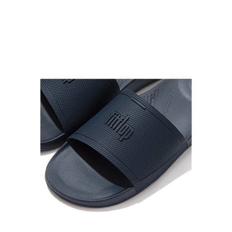 Fitflop Iqushion Men's Pool Slides - Midnight Navy