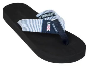 Lighthouse Stripes Flip Flops