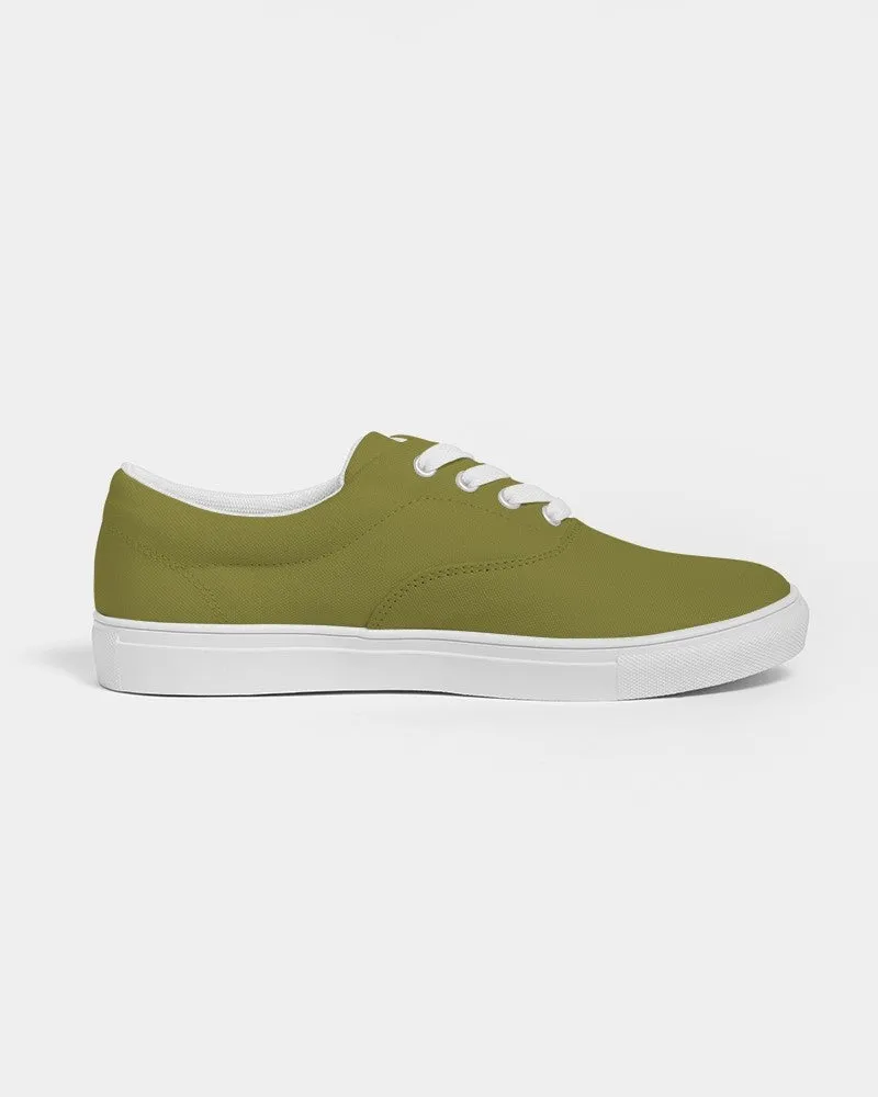 Medium Dark Midtone Yellow Canvas Sneakers | Women's | C0M0Y80K60