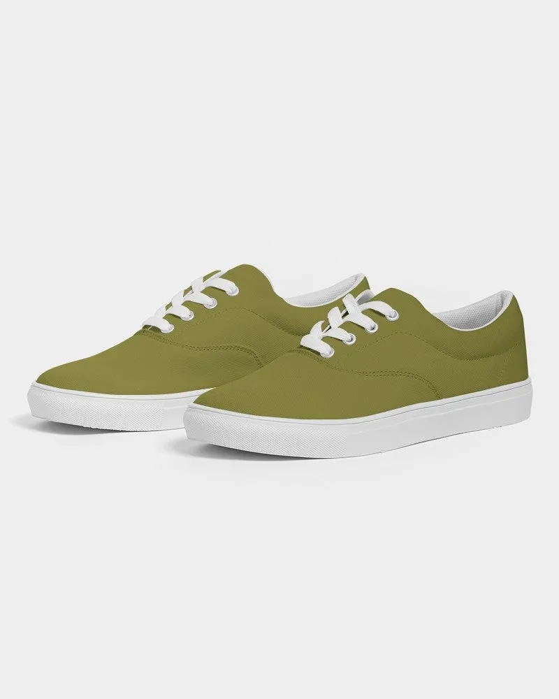 Medium Dark Midtone Yellow Canvas Sneakers | Women's | C0M0Y80K60