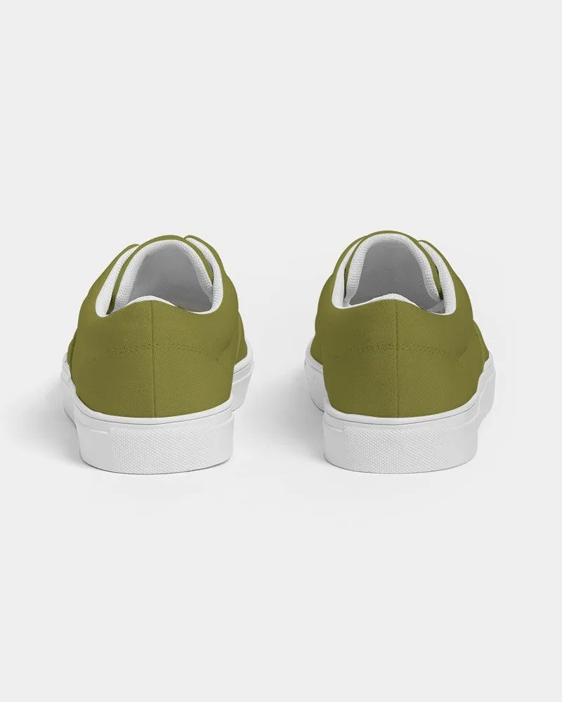 Medium Dark Midtone Yellow Canvas Sneakers | Women's | C0M0Y80K60