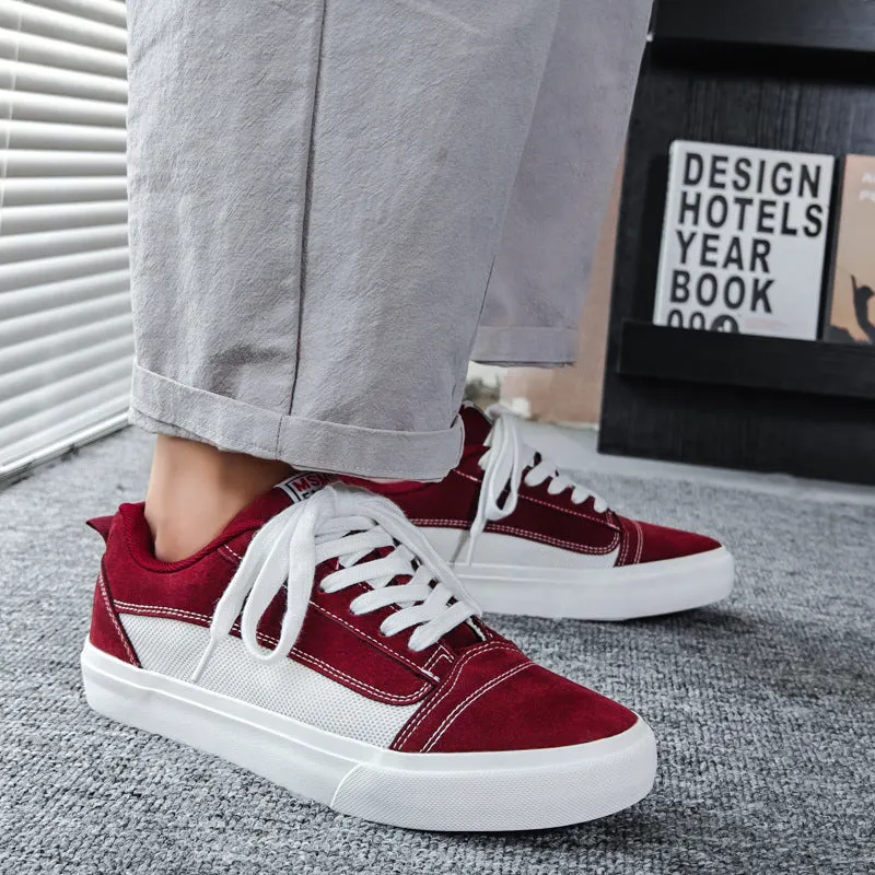 Men Fashion Breathable Casual Flat Canvas Sneakers