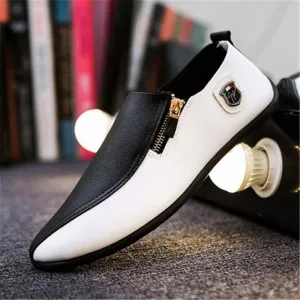 Men's Soft Leather Slip On Loafers