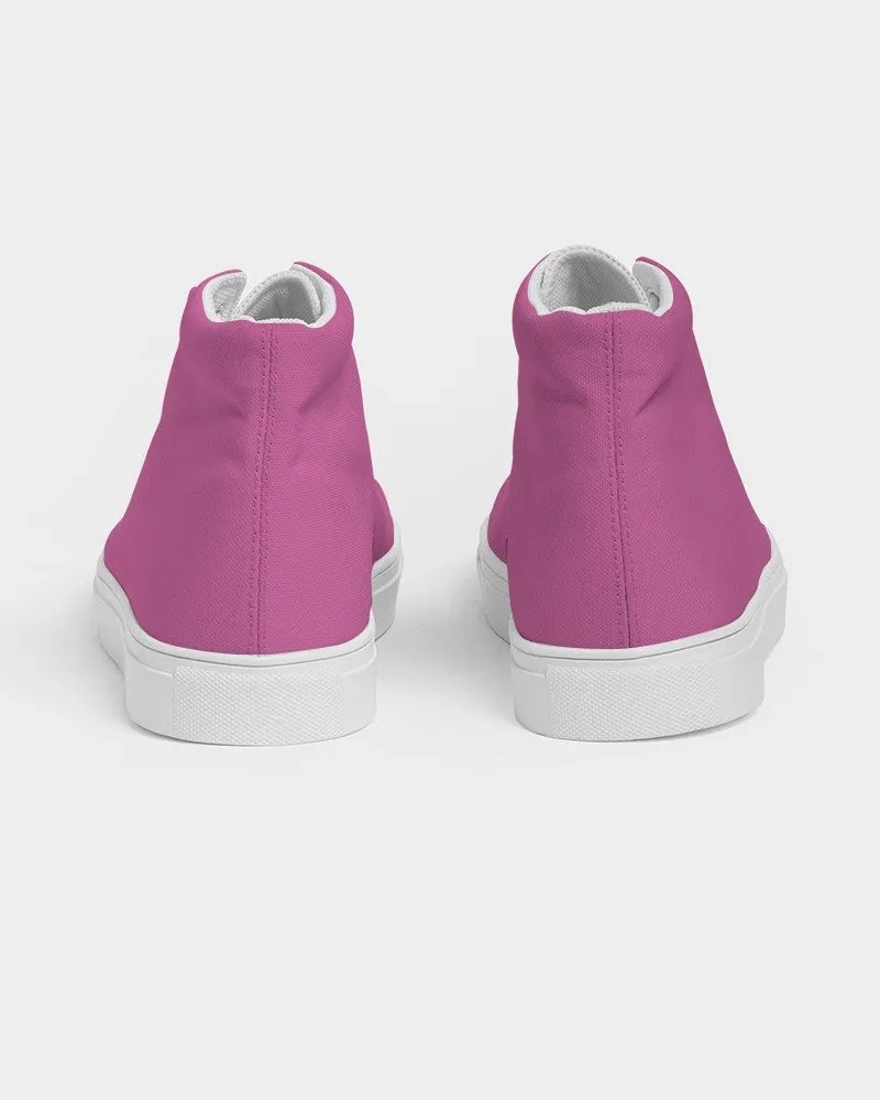 Midtone Magenta High-Top Canvas Sneakers | Women's | C10M80Y0K0