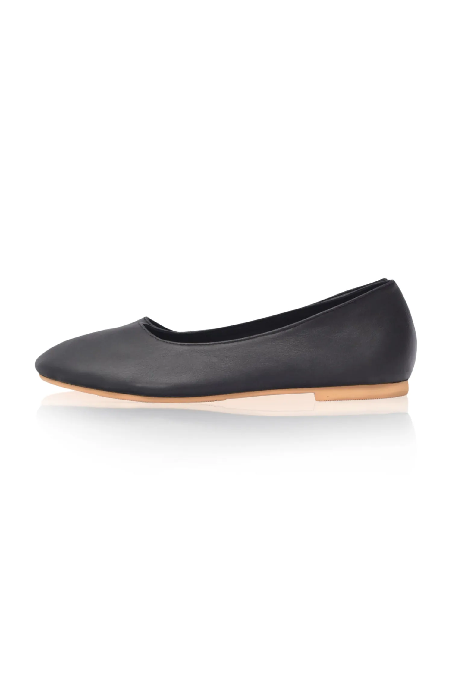 Naples Leather Ballet Flats