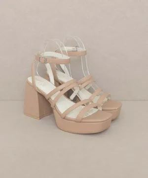 OASIS SOCIETY Talia - Strappy Platform Heels Sandals