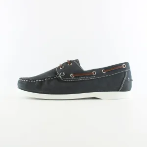 Office London - Lake Boat Shoe Navy Nubuck