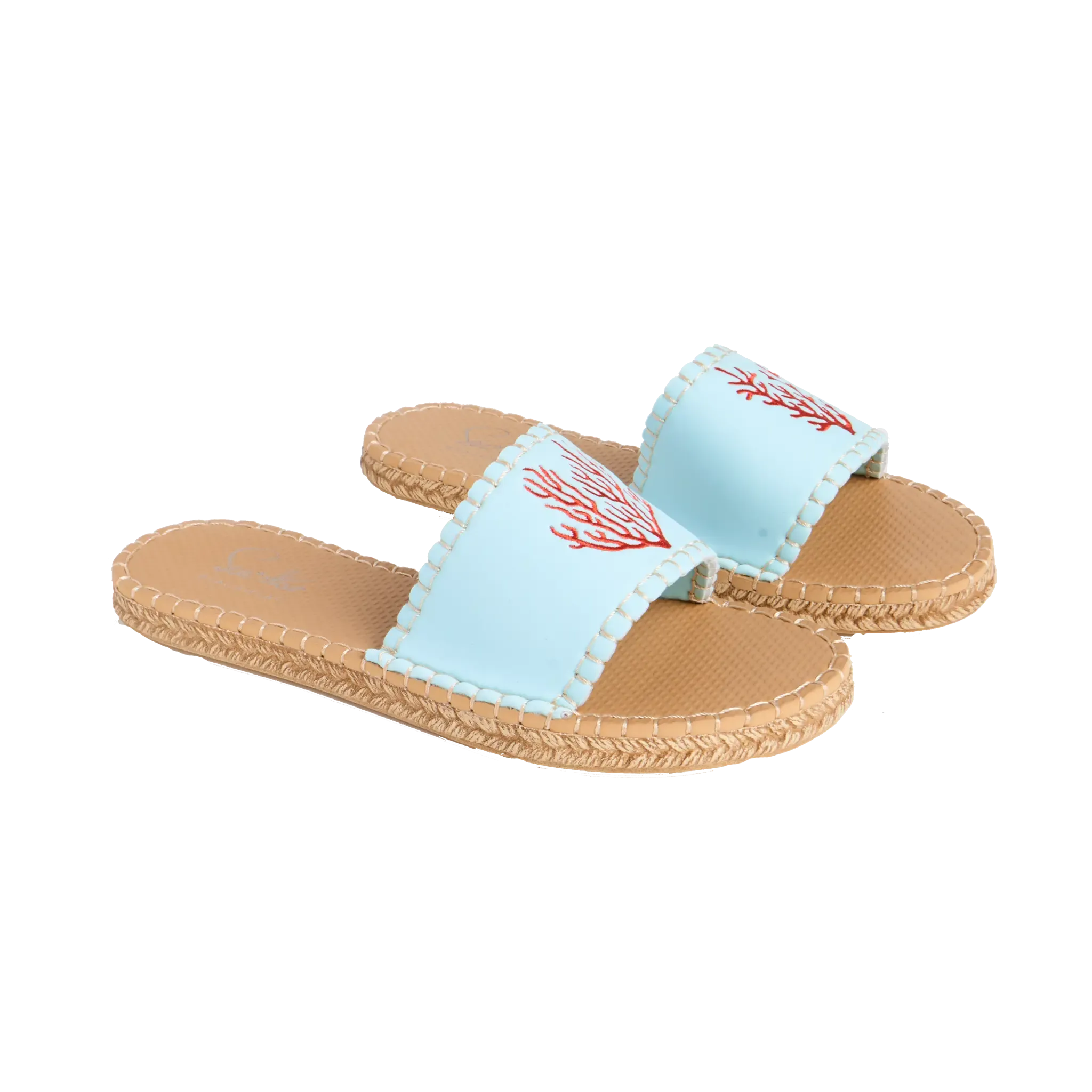 ORANGE COASTAL CORAL - WOMENS CABANA SLIDE