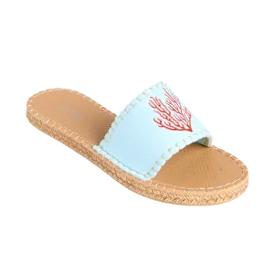 ORANGE COASTAL CORAL - WOMENS CABANA SLIDE