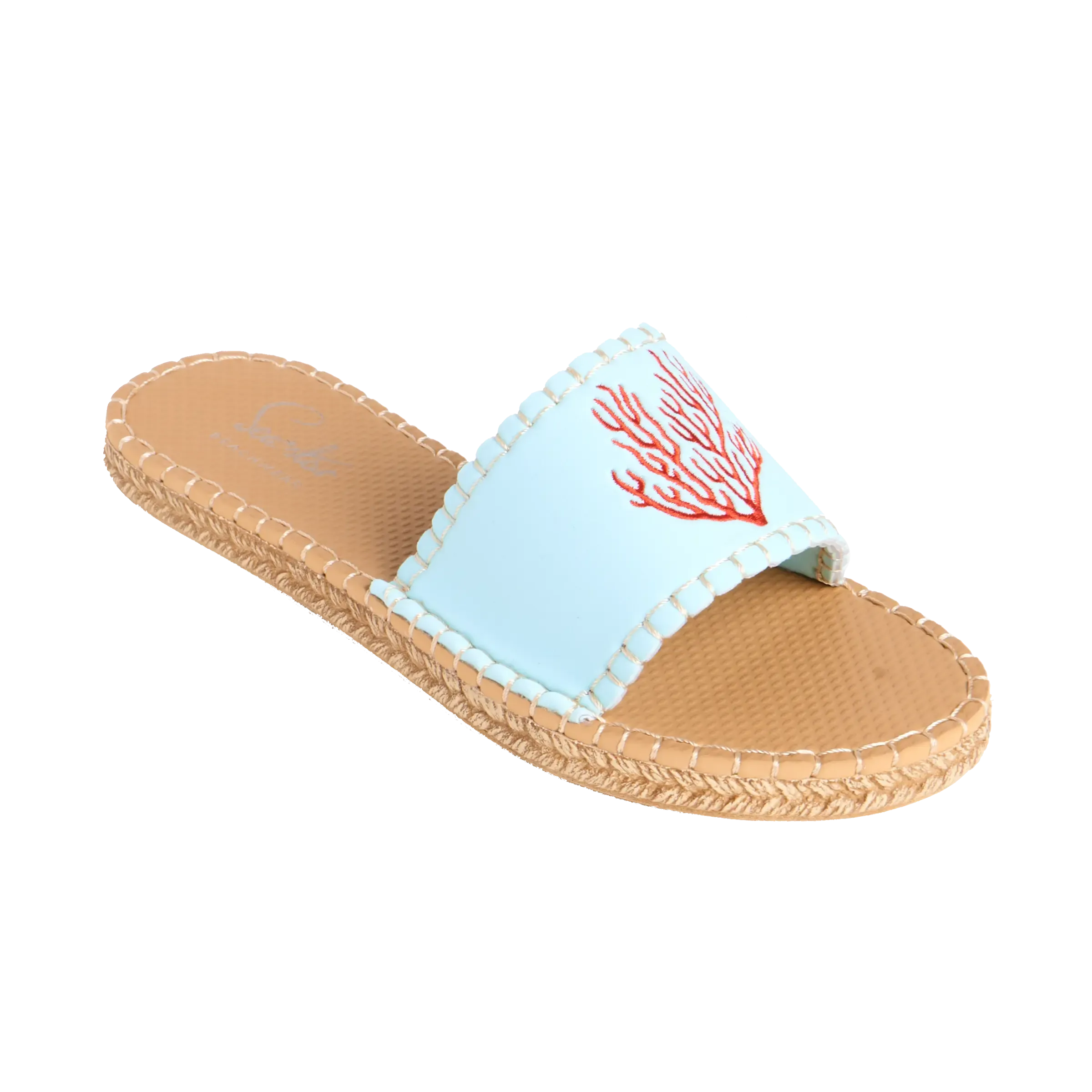 ORANGE COASTAL CORAL - WOMENS CABANA SLIDE