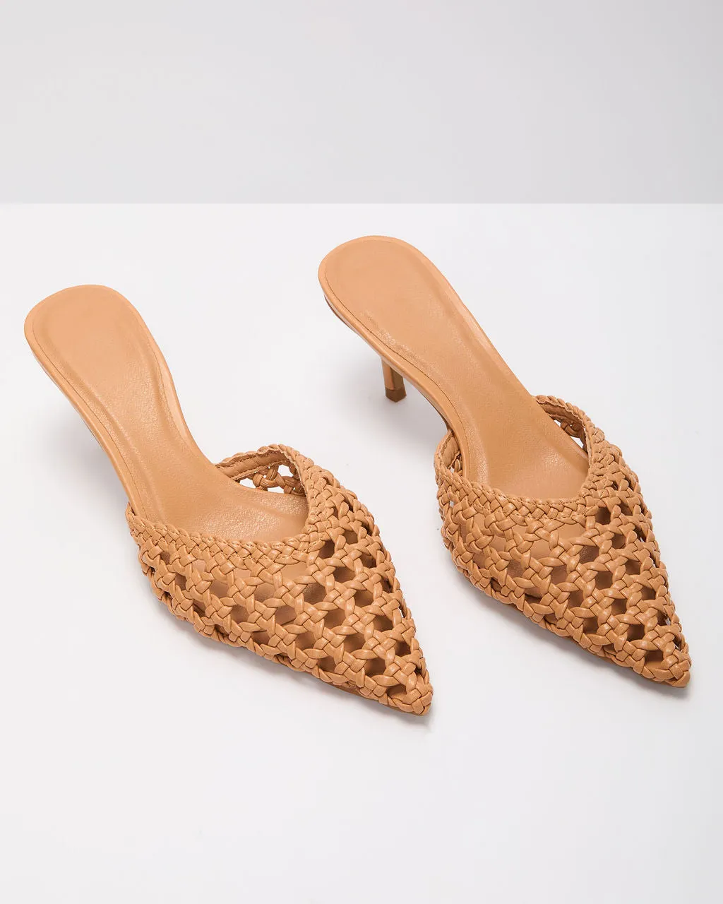 Sandbar Strolls Woven Pointed Toe Mules