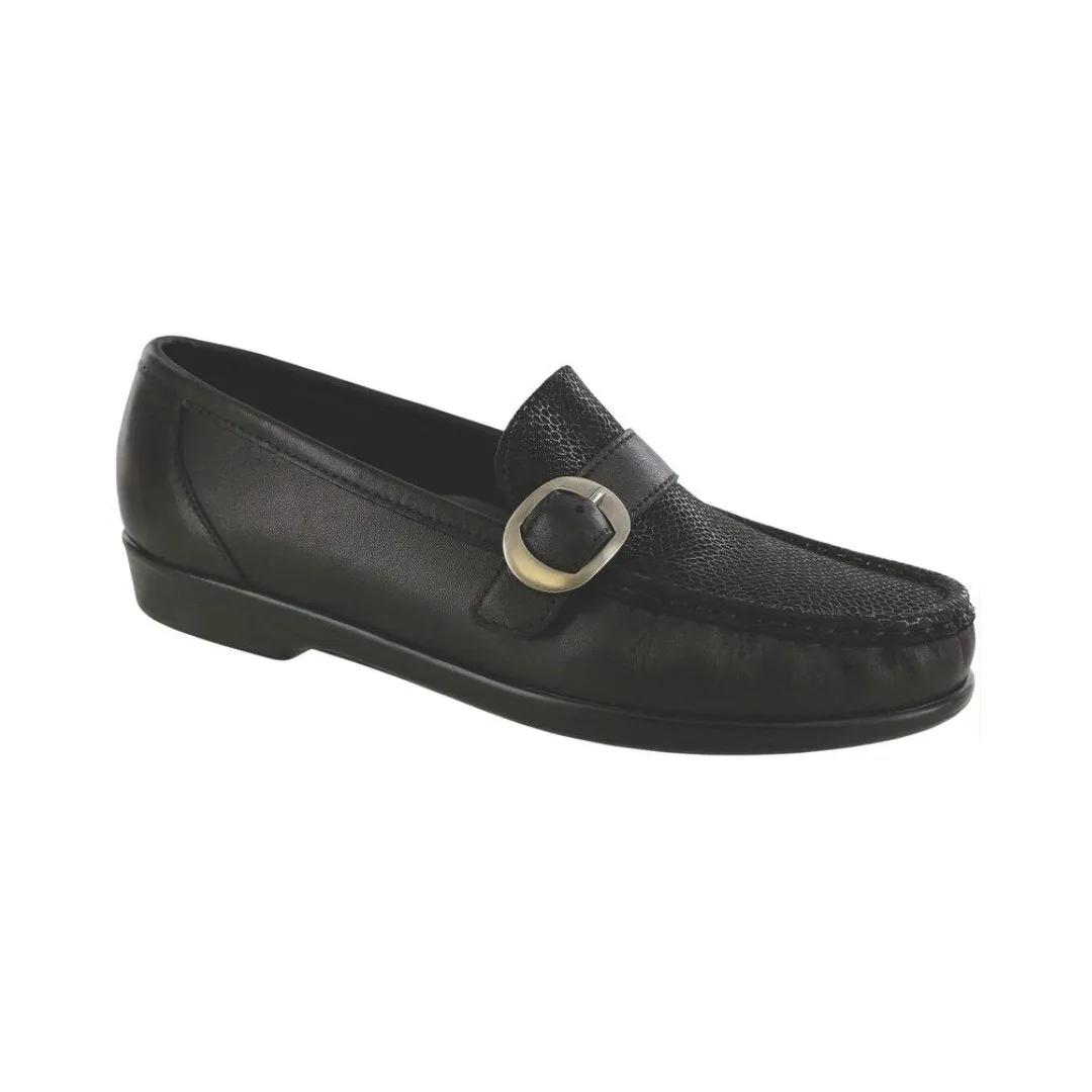 SAS Women's Lara Slip On Loafer - Black Marsh