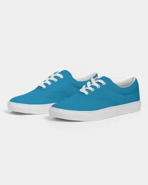 Shaded Cyan Canvas Sneakers | Women's | C100M0Y0K30