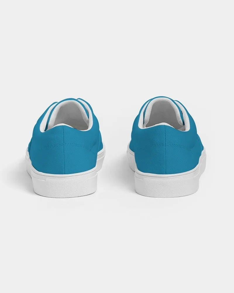 Shaded Cyan Canvas Sneakers | Women's | C100M0Y0K30