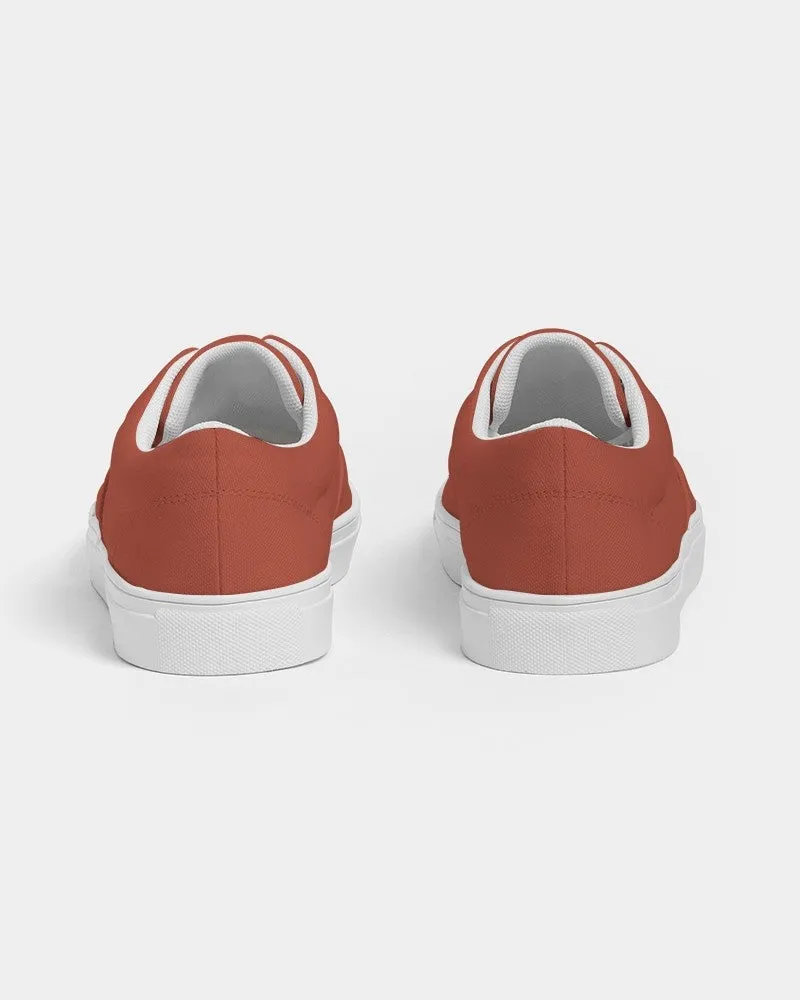 Shaded Midtone Red Canvas Sneakers | Women's | C0M80Y80K30