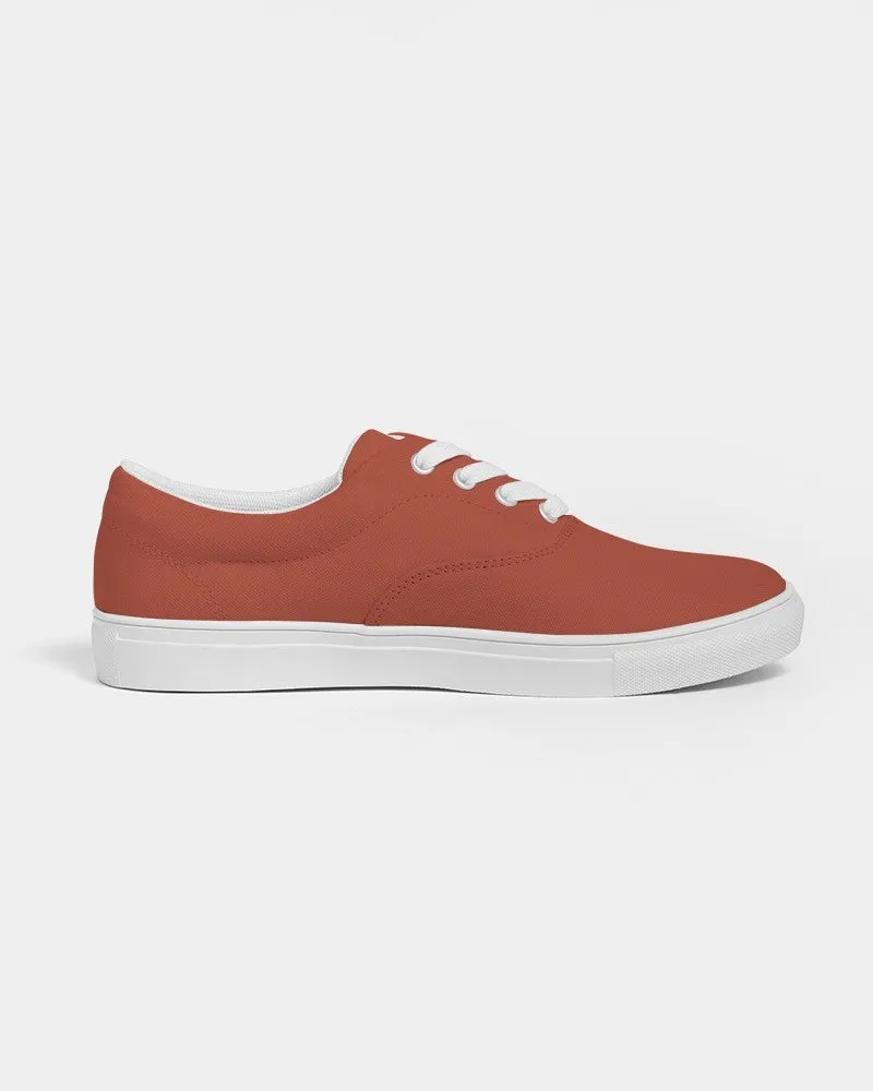 Shaded Midtone Red Canvas Sneakers | Women's | C0M80Y80K30