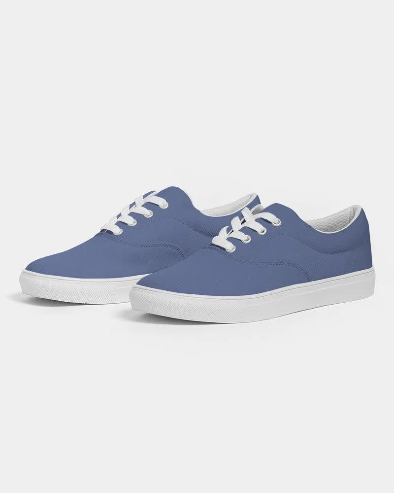 Shaded Pastel Blue Canvas Sneakers | Women's | C60M45Y0K30