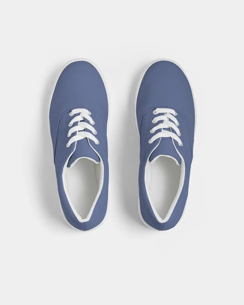 Shaded Pastel Blue Canvas Sneakers | Women's | C60M45Y0K30