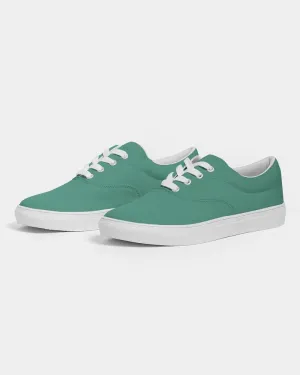 Shaded Pastel Green Canvas Sneakers | Men's | C60M0Y45K30