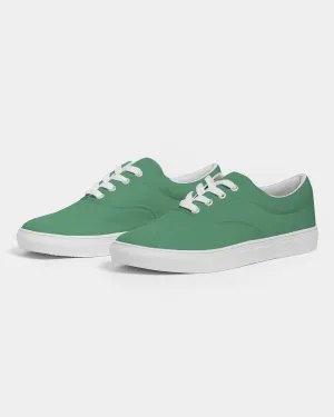 Shaded Pastel Green Canvas Sneakers | Men's | C60M0Y60K30