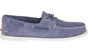 Summer Suede Boat Shoe - Navy