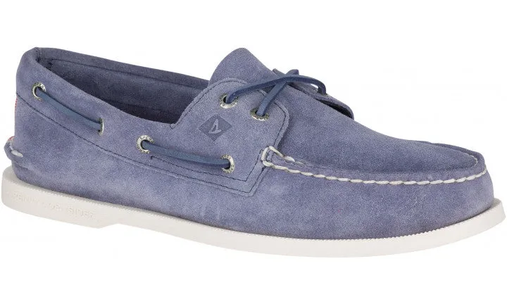 Summer Suede Boat Shoe - Navy