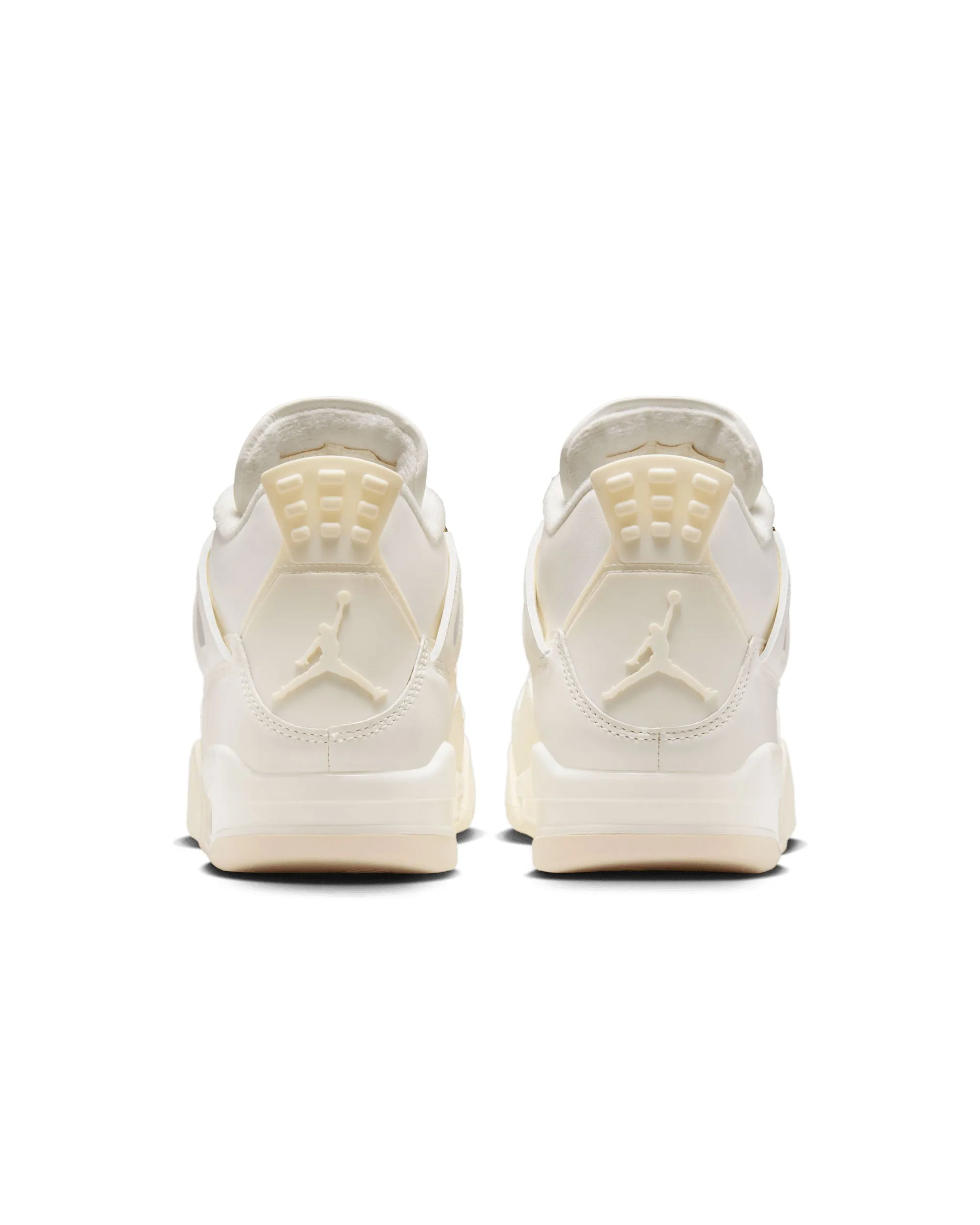 Womens Air Jordan 4 Retro - Sail / Metallic Gold-Black