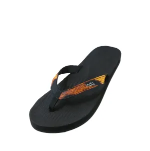 Women's Flip Flops Zodiac - Black/Leopard